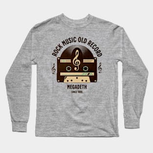 vintage cassette old music record b14 Long Sleeve T-Shirt